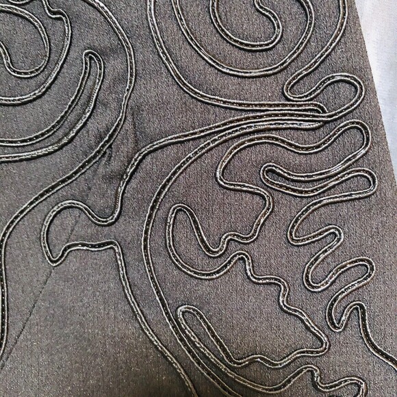 H&M Women's Short Jacket Black Blazer Long Sleeve No Button Size 12 $ - Picture 3 of 6